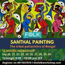 Load image into Gallery viewer, Santhal Pattachitra Intensive