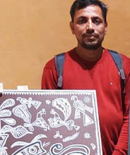 Load image into Gallery viewer, Aliya (niche) in Paper Mache