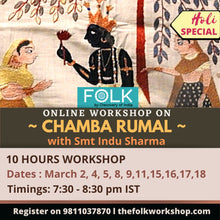 Load image into Gallery viewer, Chamba Rumal - Holi Special (including materials)
