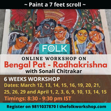 Load image into Gallery viewer, Radhakrishna Pat- Bengal Pattachitra