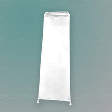 Load image into Gallery viewer, 16" blank floor leather lamp (square) for painting. Made by traditional Tholu Bomalatta artisans.