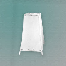 Load image into Gallery viewer, 8" blank floor leather lamp for painting. Made by traditional Tholu Bomalatta artisans.