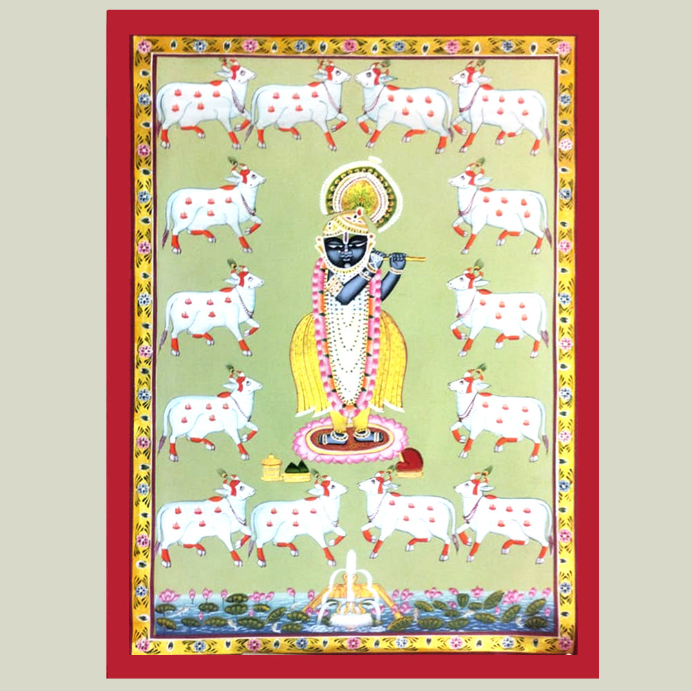 Srinathji Pichwai - Gopashtami 6- 24x36