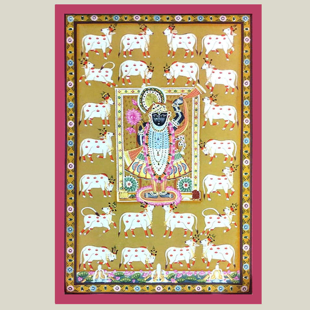 Srinathji Pichwai - Gopashtami 7- 24x36