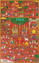 Load image into Gallery viewer, SARAKKA SAMAKKA Cheriyal Scroll 2x4 ft
