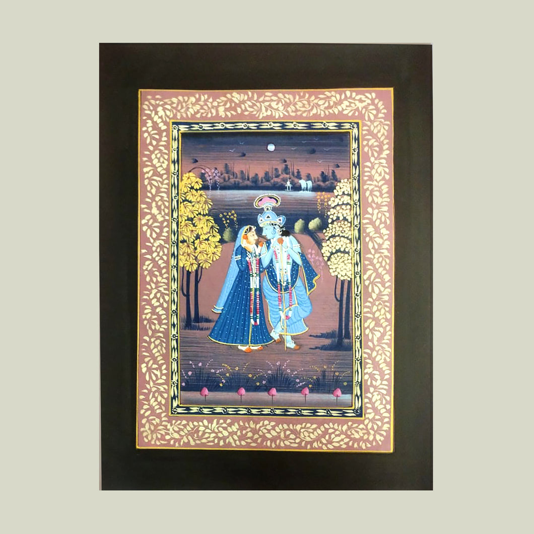 Rajasthan Miniature - Radha Krishna 14