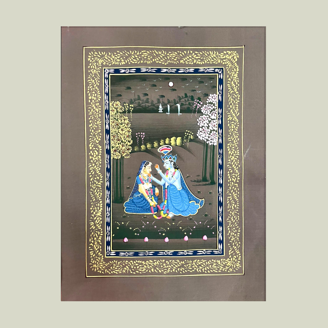 Rajasthan Miniature - Radha Krishna 16