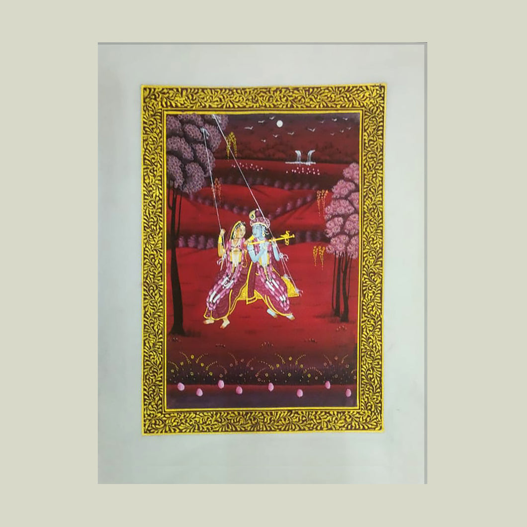 Rajasthan Miniature - Radha Krishna 26