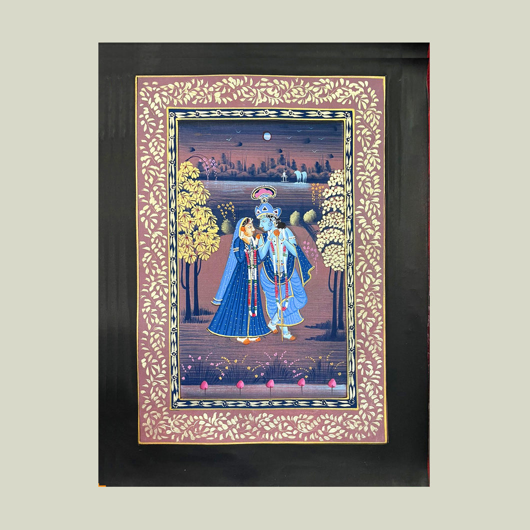 Rajasthan Miniature - Radha Krishna 27