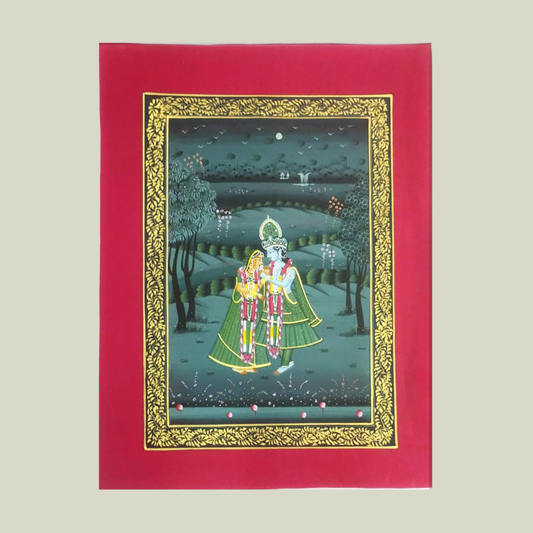 Rajasthan Miniature - Radha Krishna 30