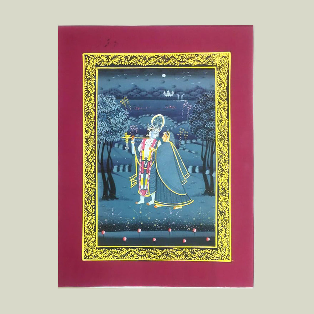 Rajasthan Miniature - Radha Krishna 31