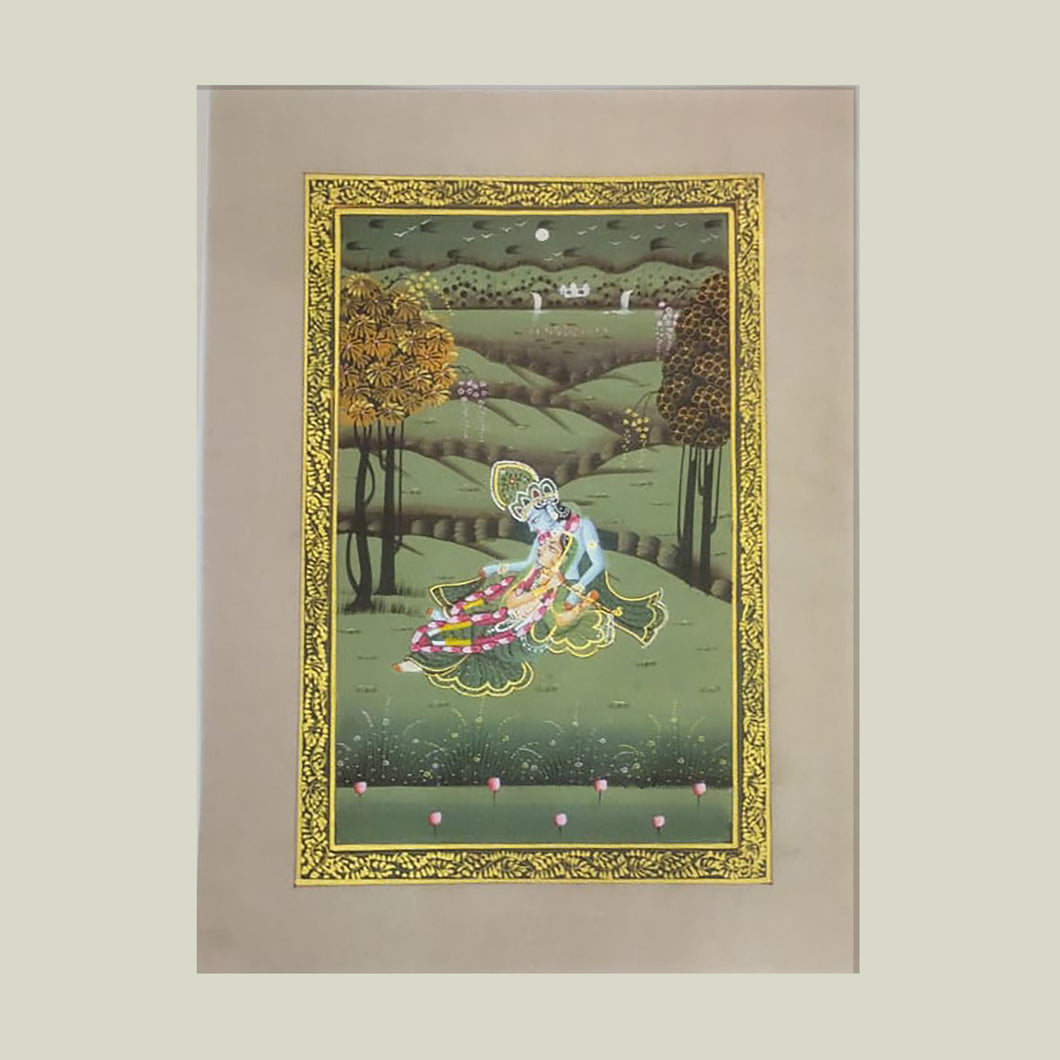 Rajasthan Miniature - Radha Krishna 32