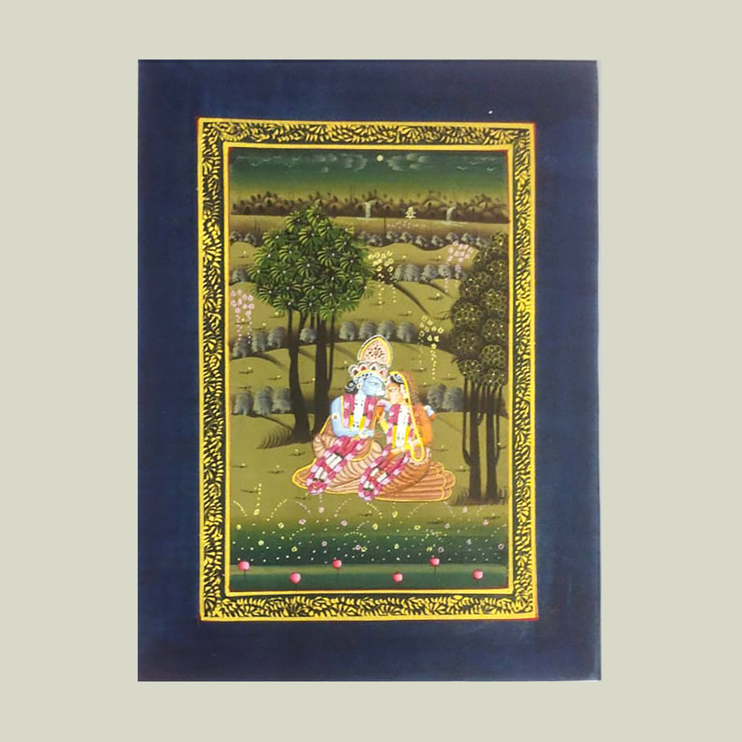 Rajasthan Miniature - Radha Krishna 38