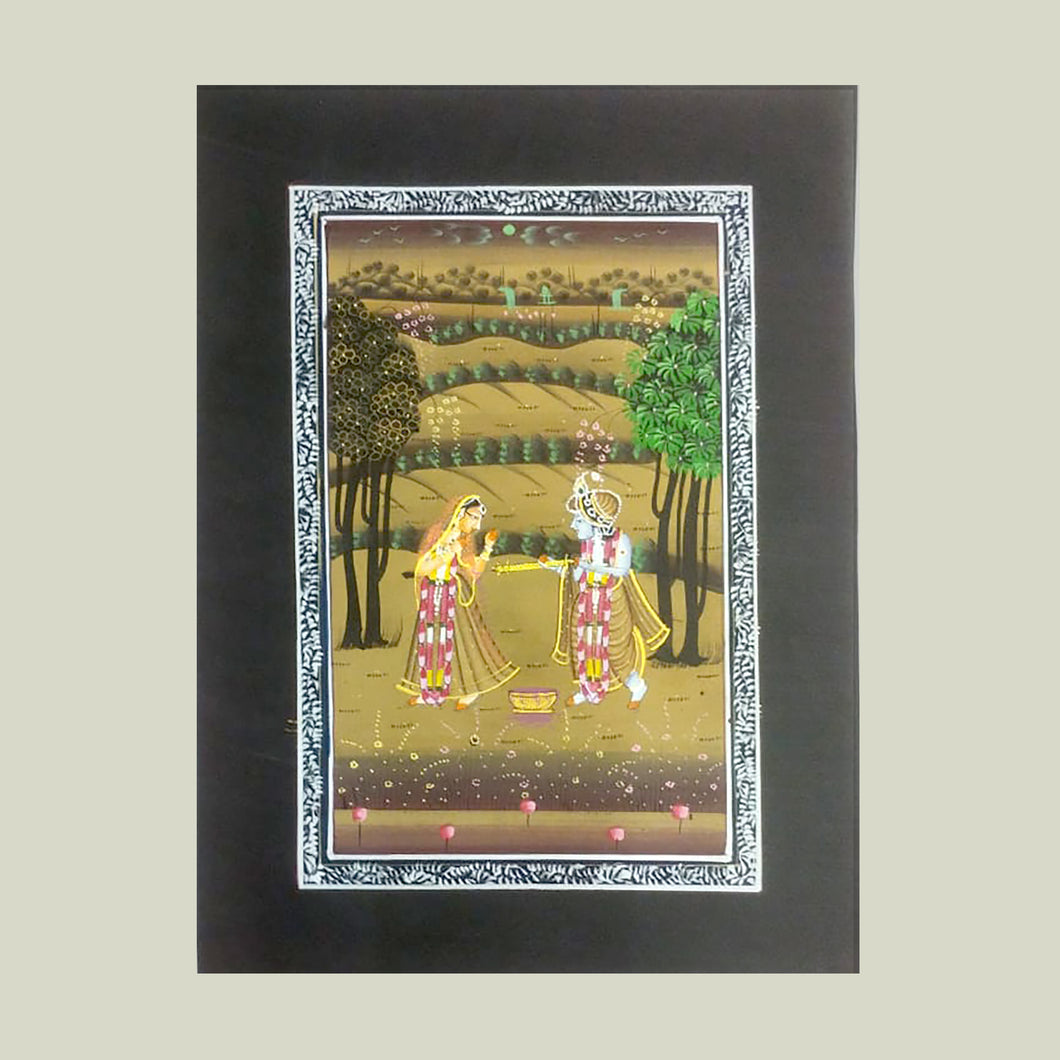 Rajasthan Miniature - Radha Krishna 39