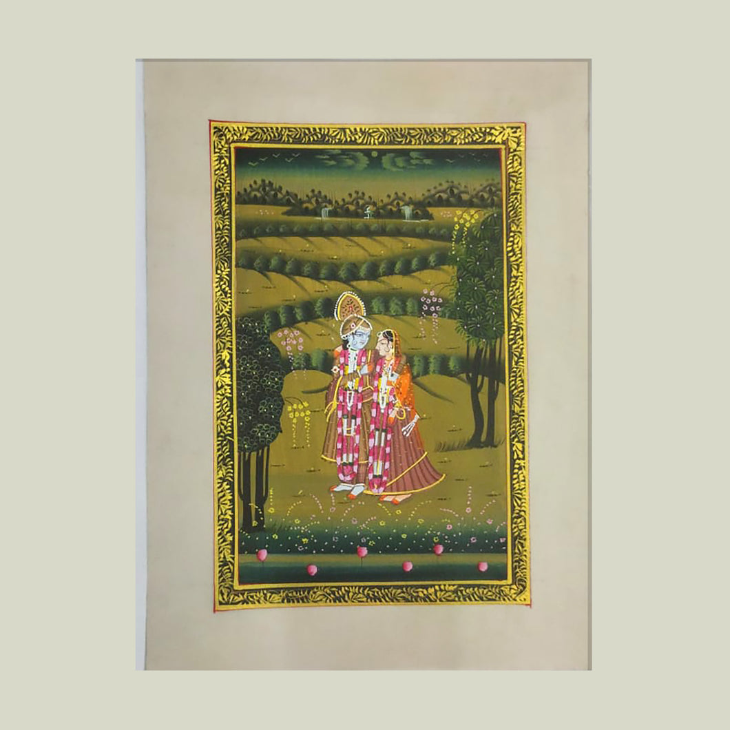 Rajasthan Miniature - Radha Krishna 41