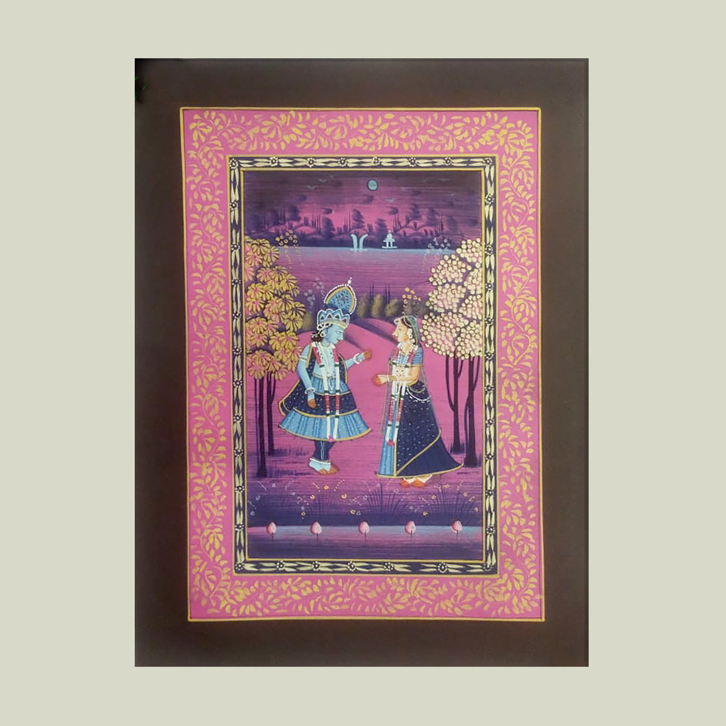 Rajasthan Miniature - Radha Krishna 42