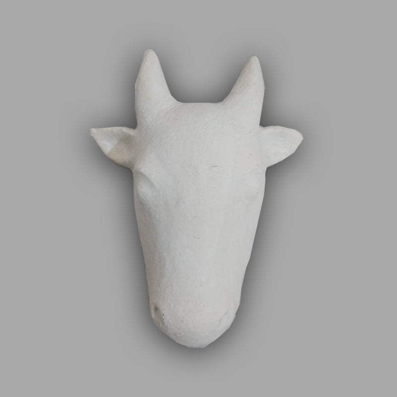 Handmade Cow/Bull Head Mask - 7.5